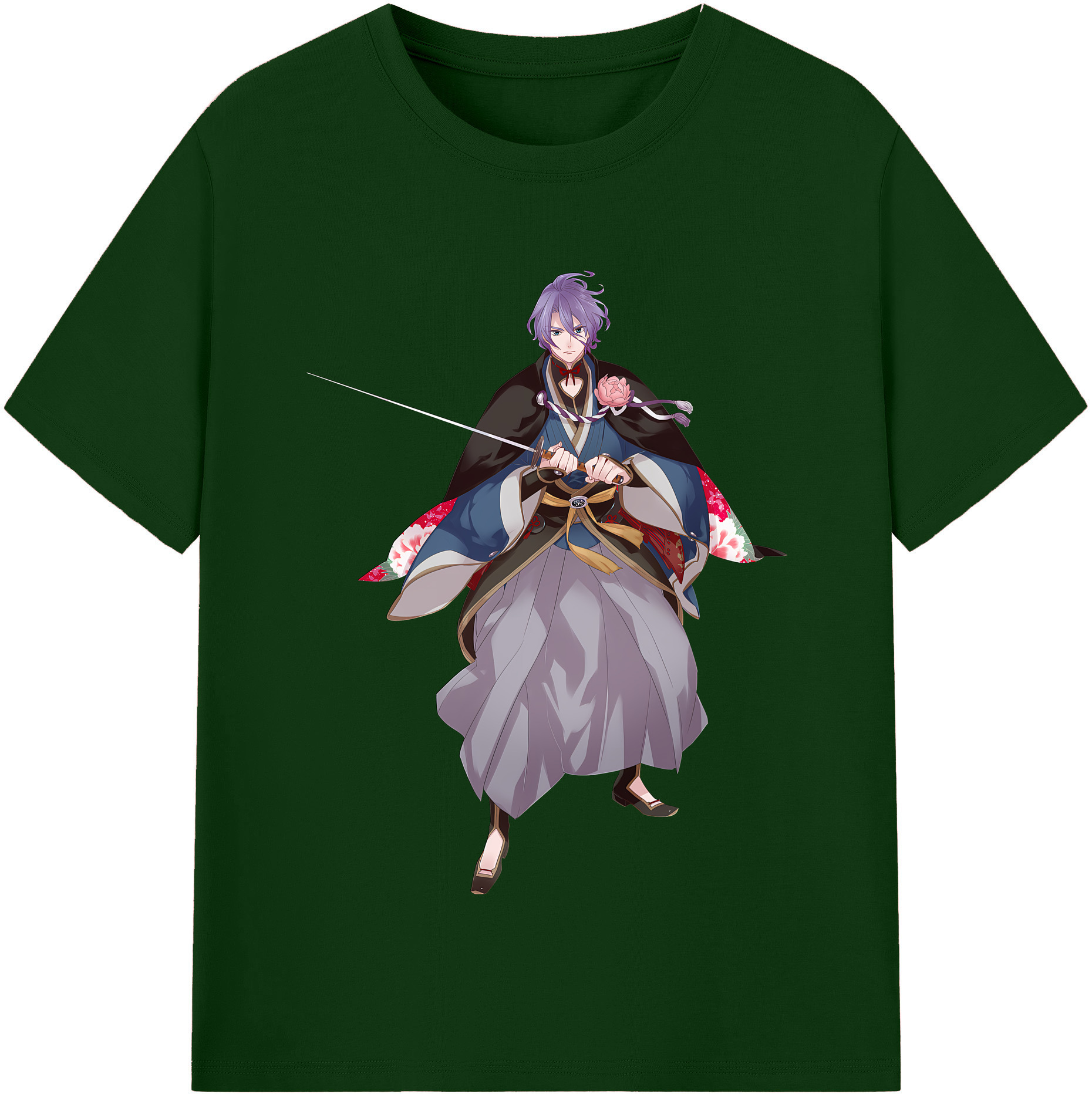 （画像用） 刀剣乱舞 Touken Ranbu 綿100％半袖Tシャツ（フロントプリント）